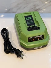 40V Charger Replacement For Greenworks 40 volt Battery Charger Lithium-Ion 