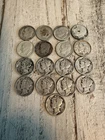 Silver Dimes Barber Mercury Roosevelt 90% Silver Mixed Dates (17)