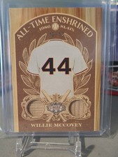 Willie McCovey 2025 Leaf Lumber All-Time Enshrined Dual Game Used Bat 10/12 AE73