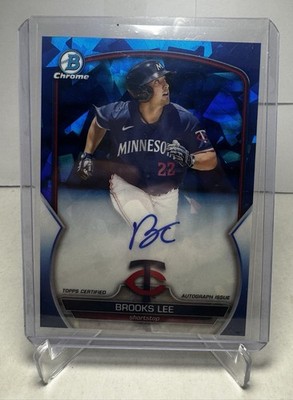 2023 Bowman Sapphire - Chrome Prospects Autographs Brooks Lee #BSPA-BL