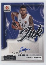 2025-26 Panini Contenders EuroLeague Ink /99 Izan Almansa #INK-ALM Auto rw6