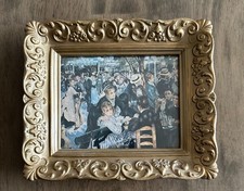 Vintage Gold Ornate Picture Frame Made in Canada Plastic Holds 5X4" Photo