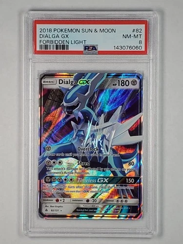 Dialga GX 82/131 Ultra Rare SM: Forbidden Light PSA 8 NM-MT English Pokemon