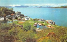 Crinan und der Klang des Jura Highlands Schottland Postkarte (215) um 1972