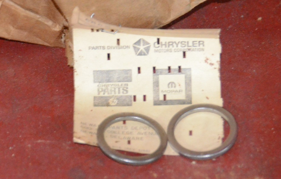 2- NOS Mopar 1795357 Washer Spacer Thrust OEM Vintage Genuine Dodge Chrysler Ply