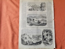 RK/IZ newspaper print 1861n 88 Black Forest Sch�nau Beschenhorn Hazel Beschen