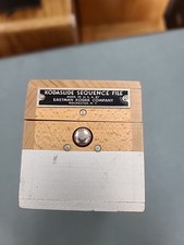 Vintage Wooden KODASLIDE Sequence File Box Eastman KODAK Company USA - NICE 