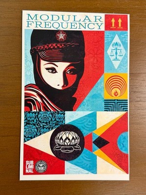 OBEY Giant Shepard Fairey Modular Frequency Art Show Flyer 2026 Los Angeles
