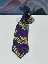 Vintage Chaps Ralph Lauren Mens Tie, Rare Design, Designer 100 Silk  made In USA