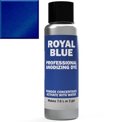 Anodizing Pigment Dyes for Aluminum - Turquoise Color, Light to Rich Shades