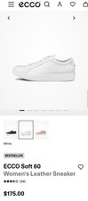 ECCO Soft 60 White Womens Casual Sneaker