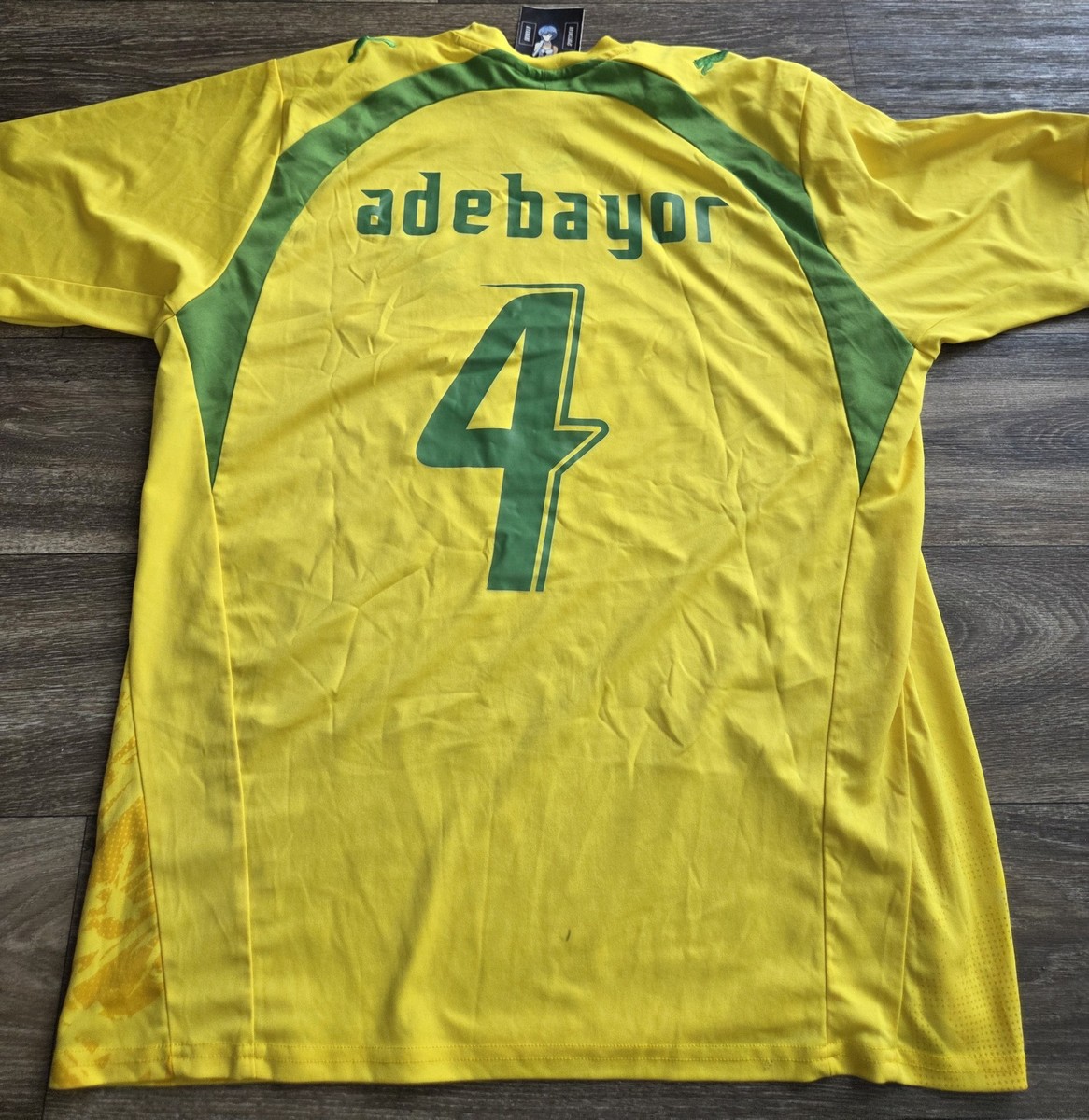 Puma Togo Home World Cup 2006 Emmanuel Adebayor Soccer Jersey Mens