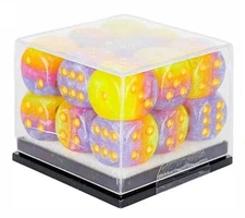 Sirius Dice SDZ000817 12 mm D6 Cube Set - Tahitian Sunset - 18 Count