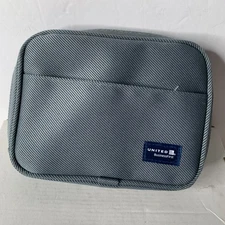 United Airlines Business First Class Travel Amenity Kit Overnight Toiletry Bag