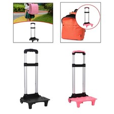 Mochila Trolley Portátil 2 Ruedas Plegable Trolley Carro para Viajes al Aire Libre