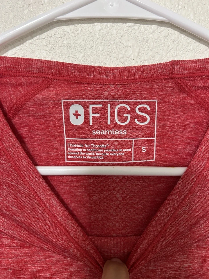 FIGS Salta Seamless Top Sz S Long Sleeve Underscrub Shirt STYLE# W21KW1001 - Image 2 of 4