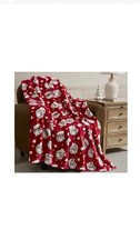 Hallmark Santa Throw 68x86 Oversized Super Soft Machine Washable Plush Blanket