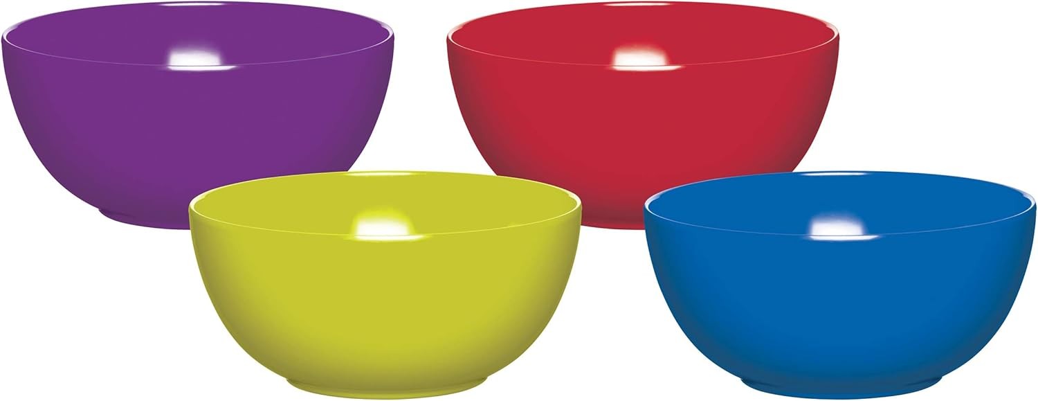 Colourworks Classics Set of Four 15cm Melamine Bowls