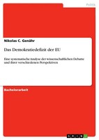 Nikolas C. GenäHr | Das Demokratiedefizit Der EU | Taschenbuch | Deutsch (2022)