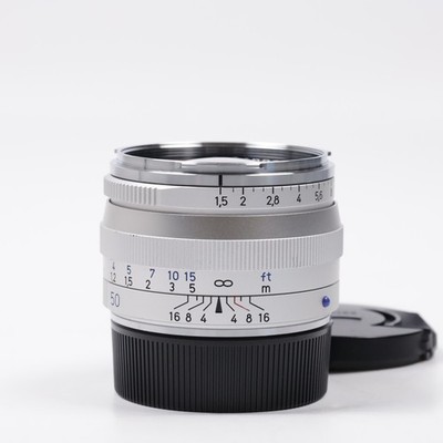 Carl Zeiss C Sonnar T* 50mm f/1.5 ZM silber für Leica M [Near Mint] #9036LJ