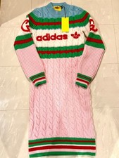Adidas x Gucci Collaboration Knit Dress Size S New With Tags