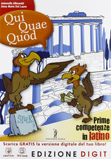 Qui Quae Quod - Volume Unico + Vocabolario. Con Me Book E Contenuti Digitali Int