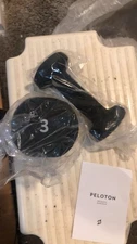 Peloton 3 lbs Dumbbells Black Rubber Hand Weights