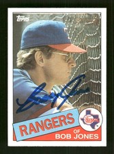 1985 Topps #648 Bob Jones signed autograph NM, beautifully centered  BXCP72