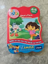 New VTech V Smile Dora The Explorer Fix-It Adventure Game Smartridge V.Smile NOS