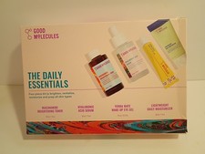 Good Molecules The Daily Essentials 4-Piece Skincare Kit, NEW, FACTORY SEALED