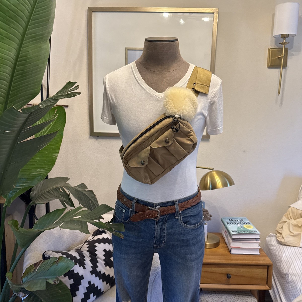 Filson Men's Compact Hunting/Fishing Waist Hip Pack Tan/Khaki