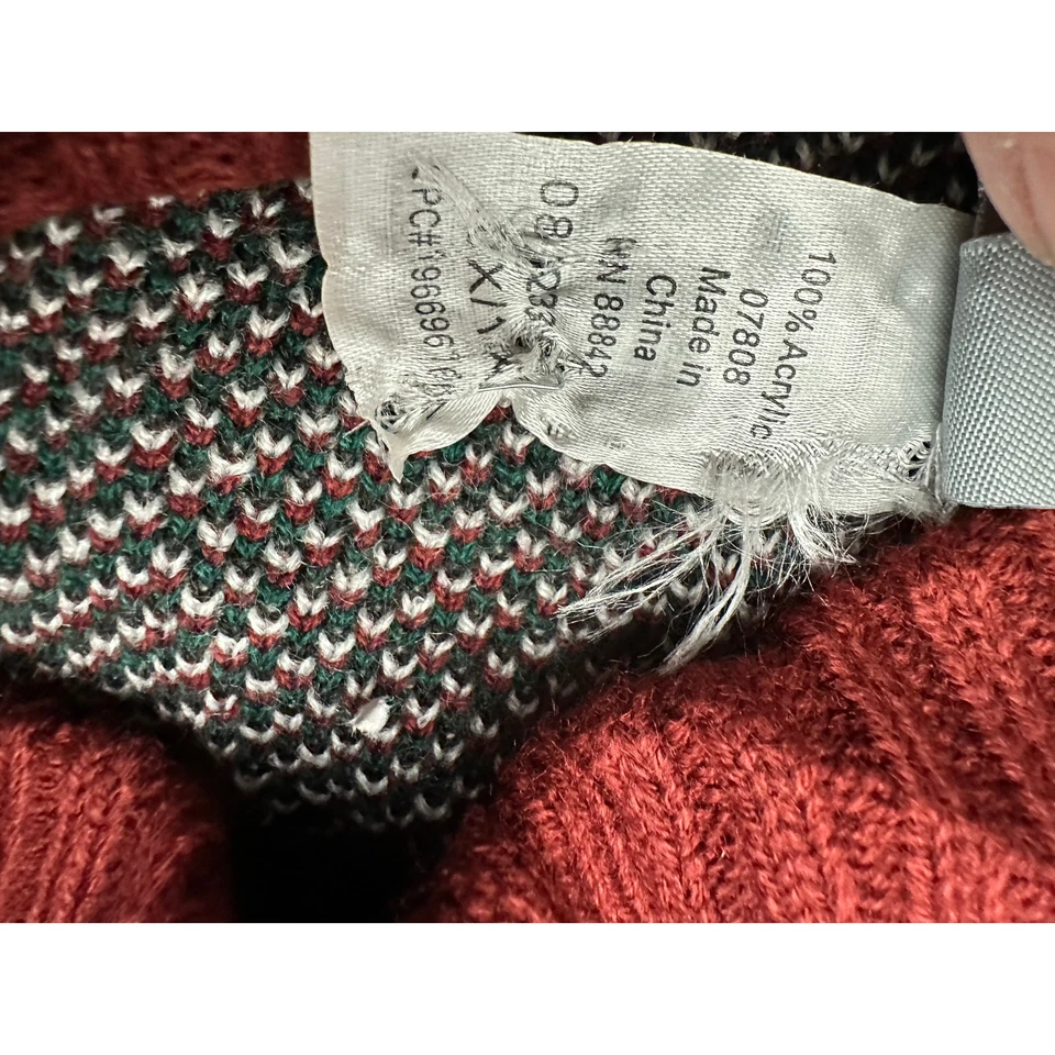 Poncho Suéter Catherines Mujer Tartán Cuadros Talla 0X/1X Capucha Extraíble Cuello Foto 4 de 4