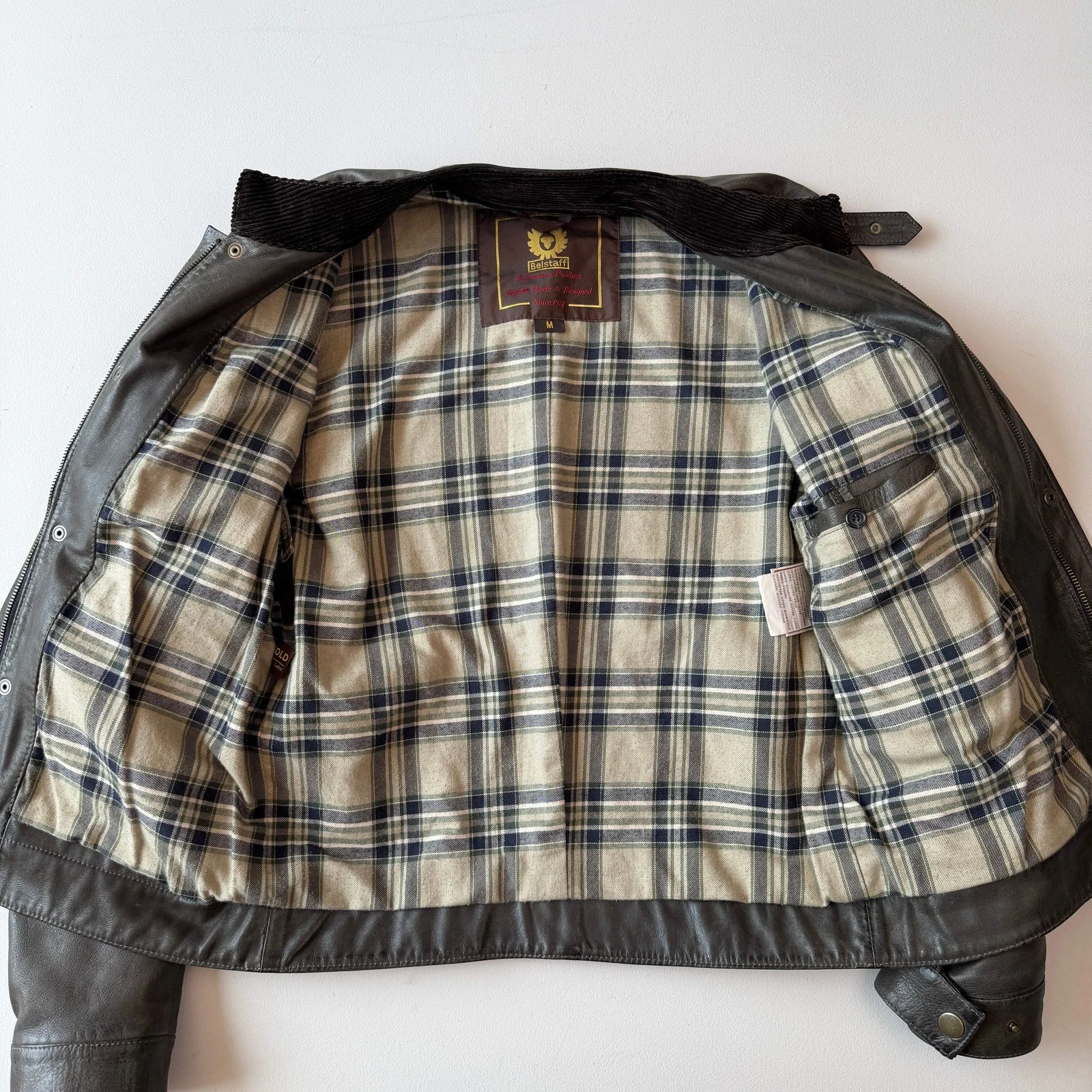 Belstaff Brad Gold Label (M) Motorcycle Leather Jacket image 17