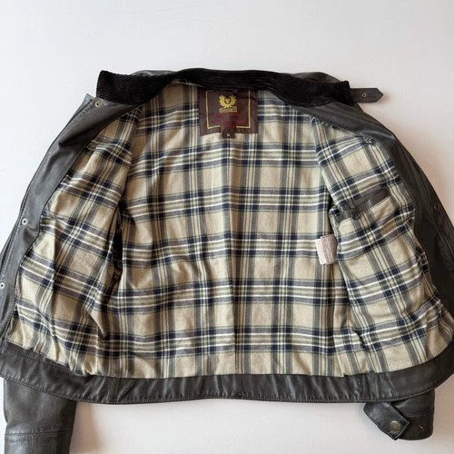 Belstaff Brad Gold Label (M) Motorcycle Leather Jacket image 17