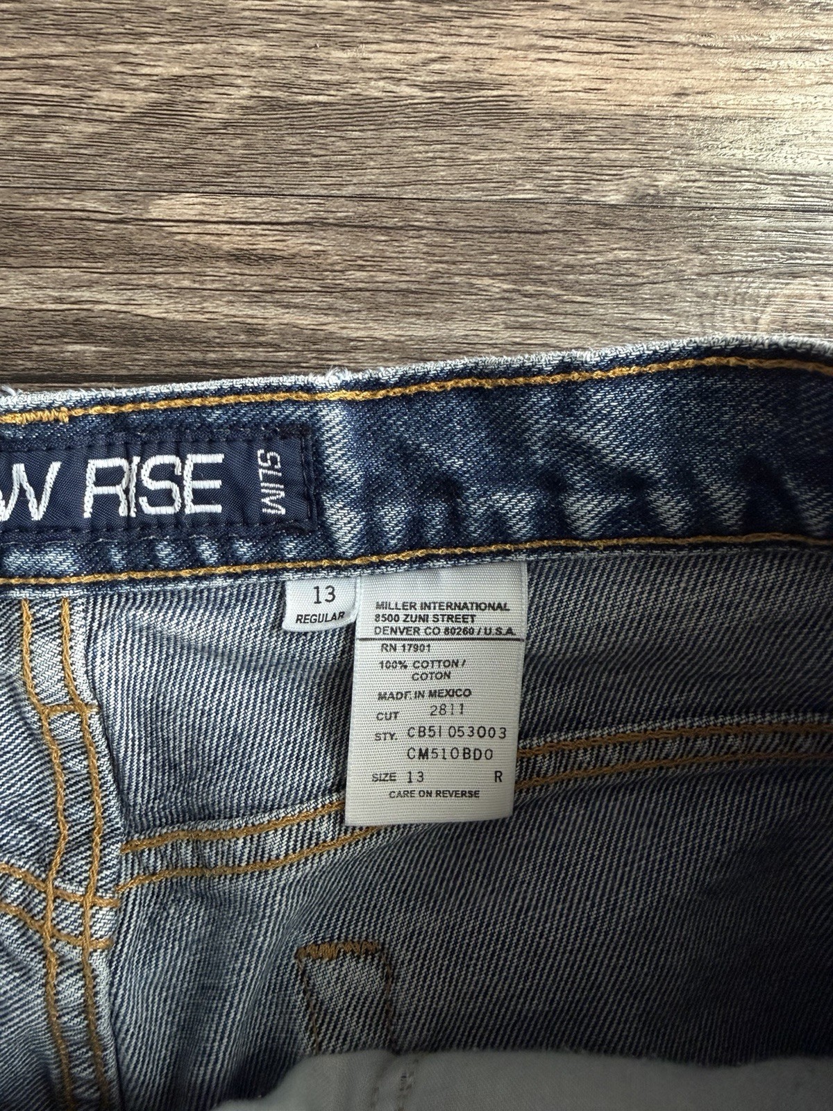 Cruel Girl Jeans Womens 13 Regular Low Rise Slim Fit Medium Wash 90s Denim thumbnail 6