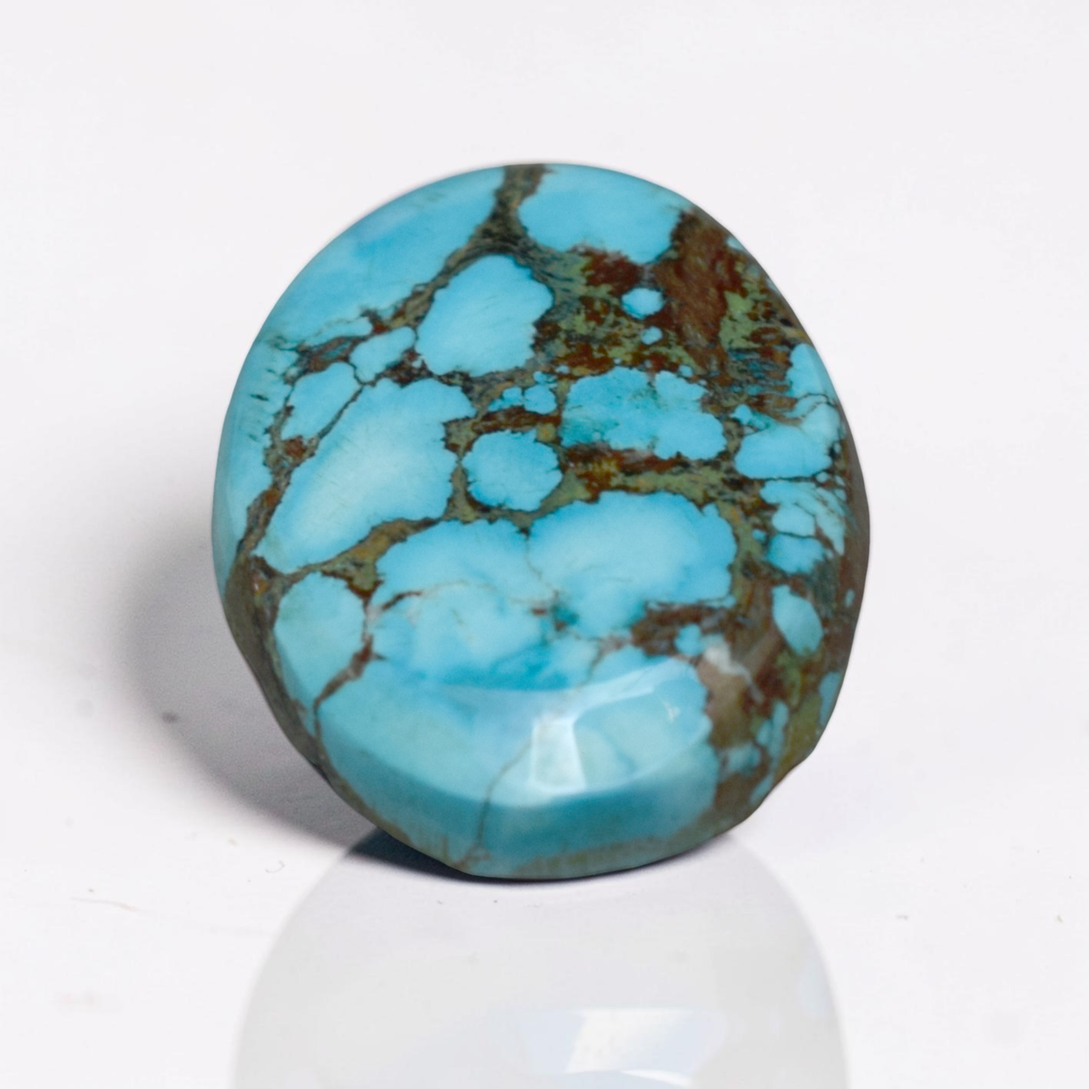 Natural Certified Blue Bisbee Turquoise Cabochon 7.90 Ct Loose