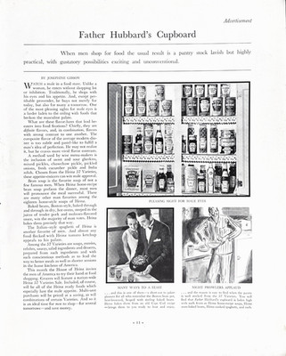 Pantry Full Heinz 57 Varieties Midnight Snack Heaven Sent Vtg 1935 Mag Print Ad