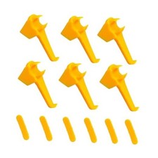 6 Sets Car Tire Changer Plastic Insert, Wheel Rim Edge Protector Tool for