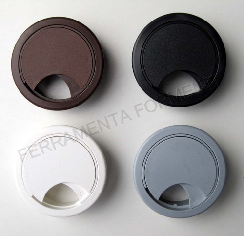 20 Passacavi per scrivania in plastica colore NERO diametro 60 mm tappo  tavolo | eBay