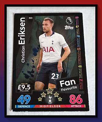 18-19 Topps Match Attax Premier League Trading Cards - Fan Favorit