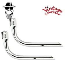 Vintage Lowrider Straight Muffler CHROME beach cruiser chopper lowrider bike