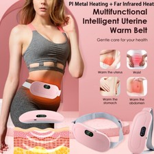 Electric Heating Menstrual Vibration Pad Belt For Period Pain Relief Cramps
