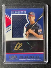 2018 Panini USA Stars & Stripes Dillon Carter Autographed Jersey Black #04/39!!