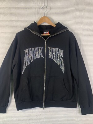 amok BEAR KNIT ONLY FRONT BLACK M｜ファッション