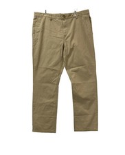 Khakis Pants Men's 40x32 Tan Old Navy Soft Washed Loose Straight Leg Casual