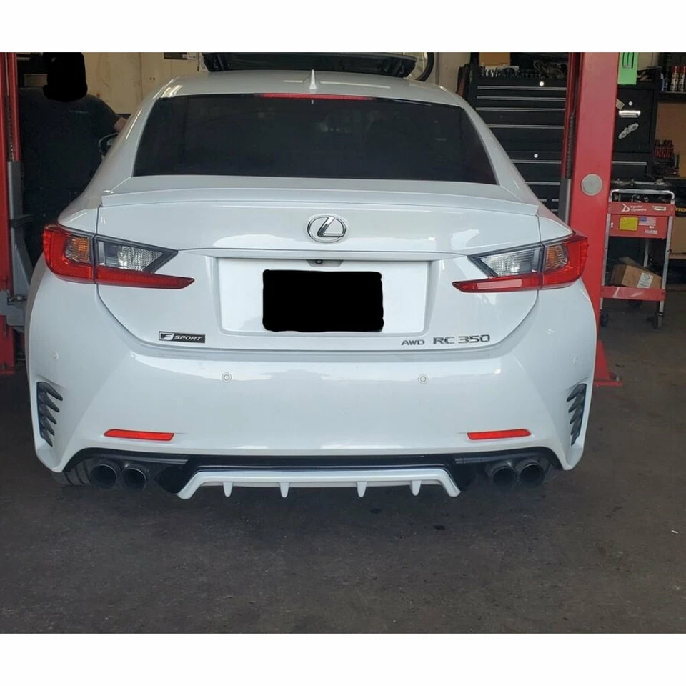 Duckbill 284N Rear Trunk Spoiler Wing Fits 2015~2020 Lexus RC300h RC350 Coupe - Изображение 4 из 4
