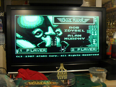 Atari XE Bug Hunt Avec Notice - Jeu 8bit Testé OK Pour Atari 400 800 XL XEGS