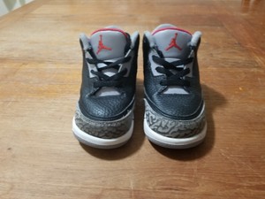 jordan 3 black cement toddler