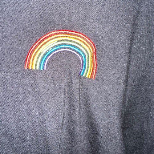 March For The Movement schwarzes T-Shirt mit Regenbogen Gr. XL - Bild 3 von 7