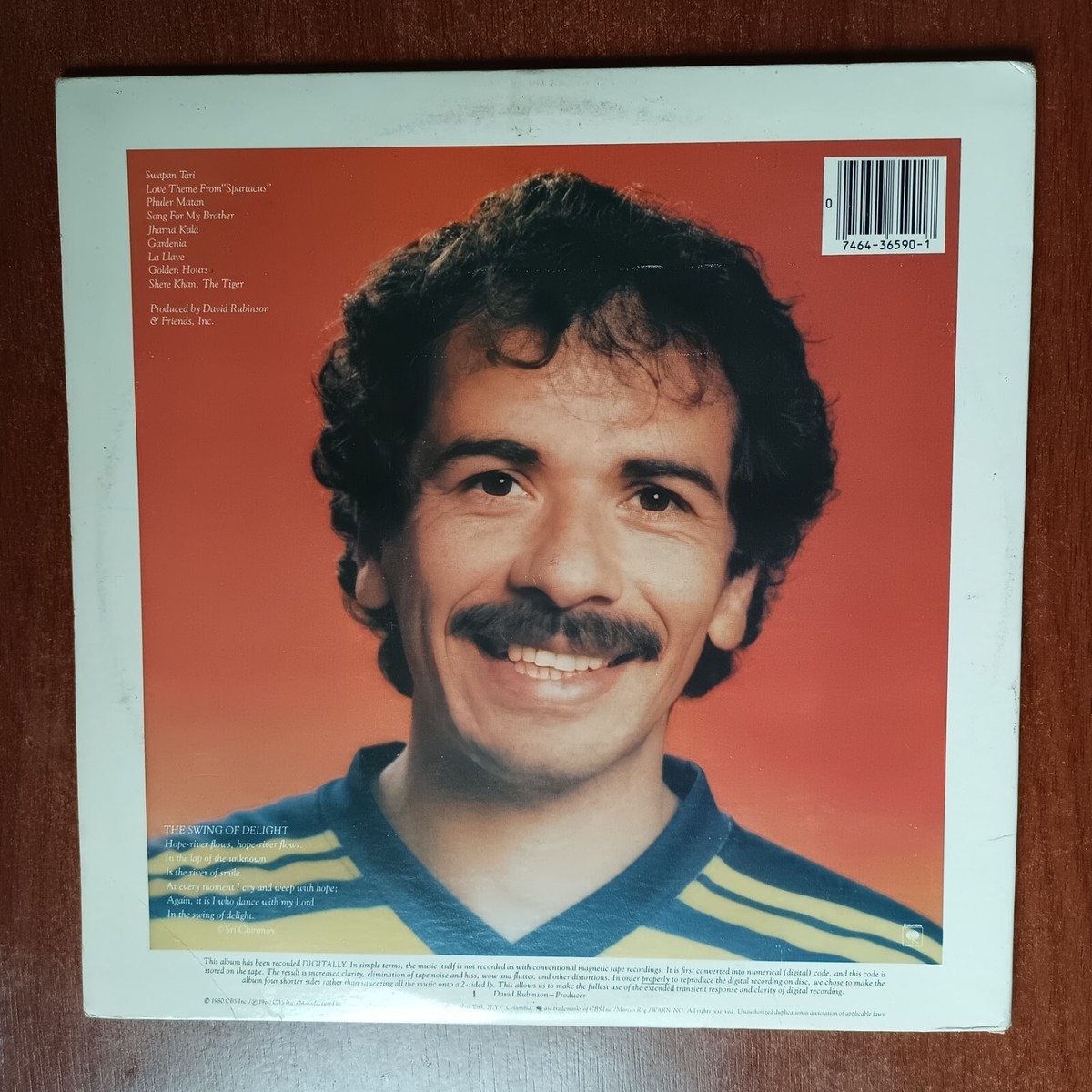 Devadip Carlos Santana ‎– The Swing Of Delight [1980] Vinyl 2xLP